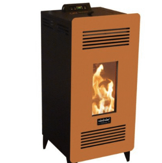 Estufa Pellet 6,7 kW PS-7500 Naranja